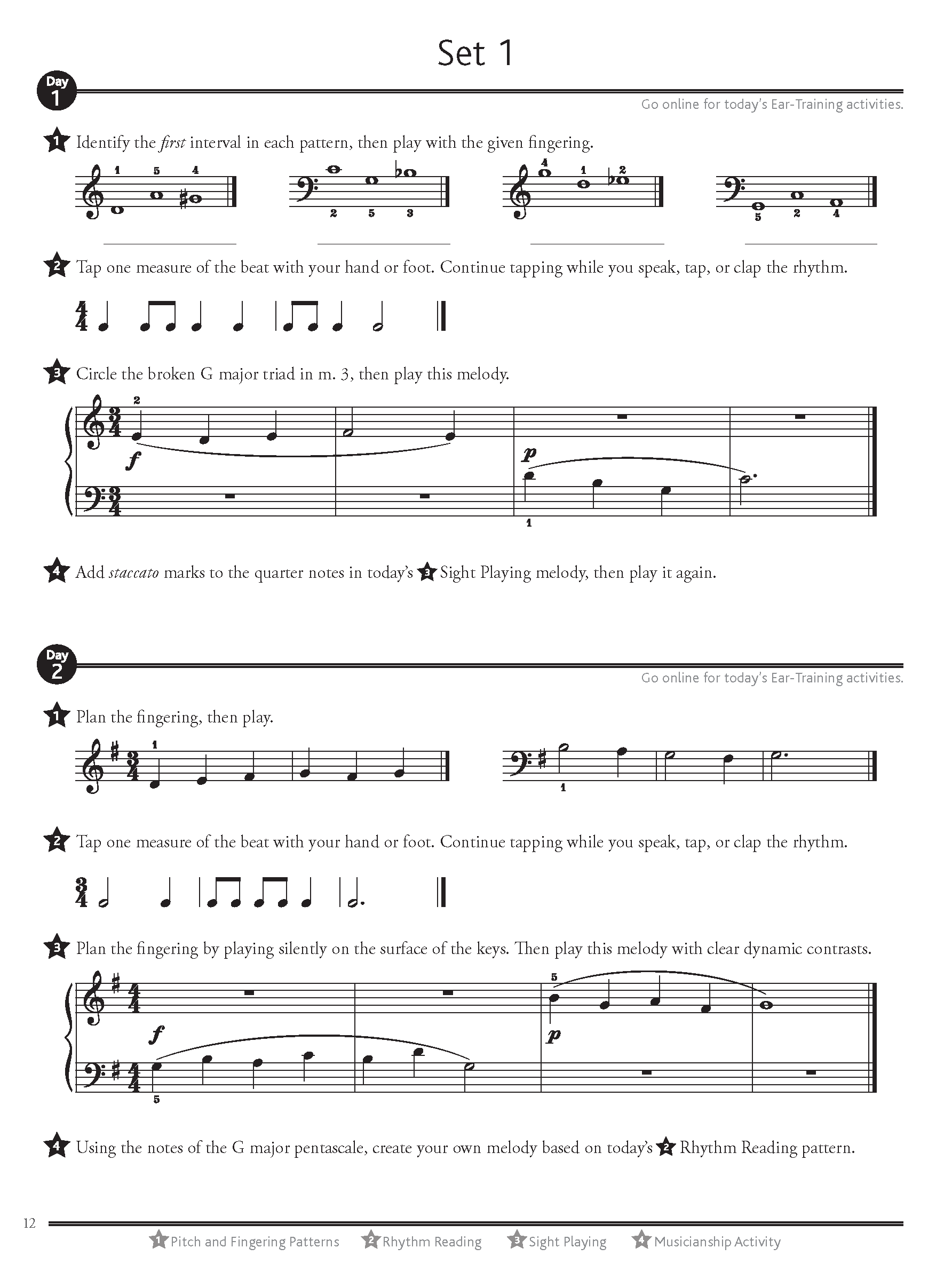 Four Star® Sight Reading and Ear Tests Level 1 - Image 2