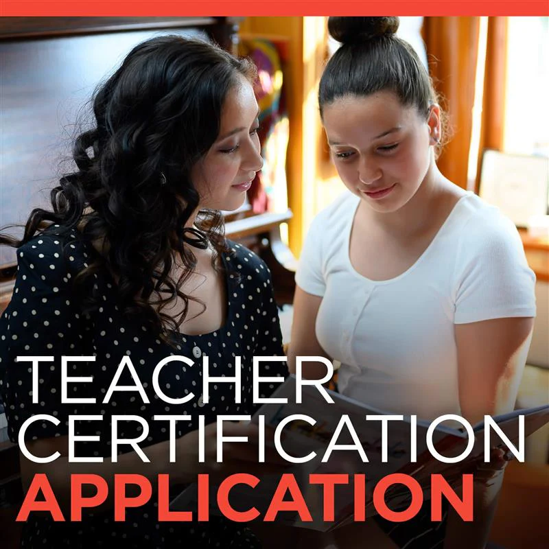 Teacher Certification Application Instalment